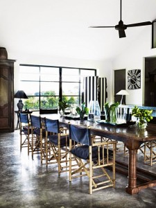 comedor estilo rustico con sillas director