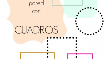 decorar pared con cuadros composiciones
