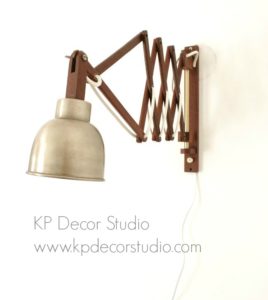 Aplique pared extensible de madera