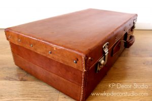 Comprar maleta vintage de piel