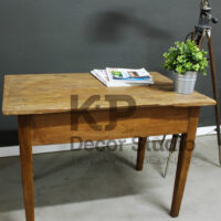 mesa_tocinera_vintage_madera_mesita_velador_aparador_antiguo_restaurado Mesa tocinera antigua restaurada