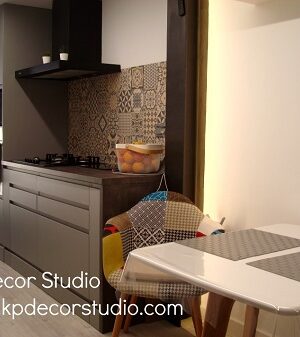 kpdecorstudio_reformas_integrales_valencia Tipos de cocinas, ideas, inspiración, decoración . azulejo hidráulico en pared.